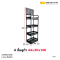 ชั้นวางอเนกประสงค์ 4 ชั้น รุ่น ลูก้า LUCA ขนาด 44x30x140 ซม. โครงเหล็กพร้อมแผง Pegboard สำหรับแขวนสินค้า มีให้เลือกสีขาวและสีดำ เหมาะสำหรับร้านค้า ร้านโชห่วย และมินิมาร์ท
