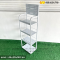 ชั้นวางอเนกประสงค์ 4 ชั้น รุ่น ลูก้า LUCA ขนาด 44x30x140 ซม. โครงเหล็กพร้อมแผง Pegboard สำหรับแขวนสินค้า มีให้เลือกสีขาวและสีดำ เหมาะสำหรับร้านค้า ร้านโชห่วย และมินิมาร์ท