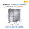 ตู้ยืนสเตนเลส 6 ประตูทึบ 2 ระบบ SANDEN รุ่น SRD-1852C