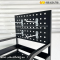 ชั้นวางอเนกประสงค์ 4 ชั้น รุ่น ลูก้า LUCA ขนาด 44x30x140 ซม. โครงเหล็กพร้อมแผง Pegboard สำหรับแขวนสินค้า มีให้เลือกสีขาวและสีดำ เหมาะสำหรับร้านค้า ร้านโชห่วย และมินิมาร์ท