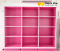 ชุดเคาน์เตอร์แคชเชียร์ Set 4 ชิ้น ขนาด 150x178x220 ซม. สี Juicy Pink ตัดขอบขาว