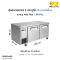 ตู้เคาน์เตอร์สเตนเลส 2 ประตู (ระบบแช่เย็น) รุ่น FR-2D150C