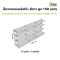 ชั้นวางริมผนัง แผงหลังทึบ สูง 150 cm. 1 ชุดต้น 2 ชุดต่อ