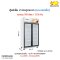 ตู้แช่เย็น 2 บานประตูขอบ Frameless FRESHER รุ่น FR-2FWS5i
