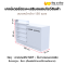 เคาน์เตอร์ตรง + เสริมสแตนโชว์สินค้า 1.50 เมตร