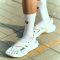 Performance Sock White – Crew 5 Finger