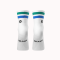 Performance Sock – Low Double Slash Blue/Green