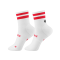 Performance Sock – Low Double Slash Red