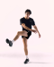2" Pro Running Short  - Black
