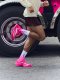 Rocket Stride Performance Sock 06 Fire Pink