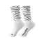 Performance Sock Trail - White Topograph