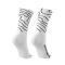 Performance Sock Trail - White Topograph