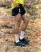 Performance Sock Trail - White Topograph