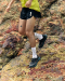 Performance Sock Trail - White Topograph