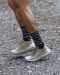 Performance Sock Trail - Black Topograph