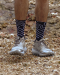 Performance Sock Trail - Black Topograph
