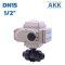 DN15 1/2" Electric UPVC Ball Valve Double union type