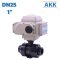 DN25 1" Electric UPVC Ball Valve Double union type