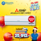 MITSUBISHI ELECTRIC GZ Series เครื่องปรับอากาศ Super Inverter 12,624 BTU รุ่น MSY-GZ13VF