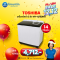 TOSHIBA เครื่องซักผ้า 2 ถัง 14Kg. สีขาว รุ่น VH-Q150MT