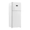 BEKO ตู้เย็น 2 ประตู  รุ่น RDNT470E10VZJHFGW 14.6 คิว กระจกขาว