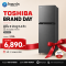 ตู้เย็น 2 ประตู TOSHIBA  รุ่นGR-RT310WE-PMTH(68)-DarkSilver