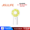 พัดลมมือถือ JISULIFE F2B usb ชารจ์แบบพกพา สีขาว