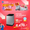 SAMSUNG เครื่องซักผ้าฝาบน 15 กิโลกรัม รุ่น WA15CG5441BYST