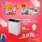 TOSHIBA เครื่องซักผ้า 2 ถัง 11Kg สีขาว รุ่น VH-J120MT