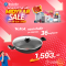 TEFAL กระทะก้นลึก Unlimited พร้อมฝาแก้ว รุ่น G2557593 สีดำ
