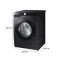 SAMSUNG เครื่องซักผ้าฝาหน้า รุ่น WW13T504DAB/ST 13 กก. 1400RPM อินเวอร์เตอร์ สีดำ