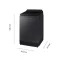 SAMSUNG เครื่องซักฝาบน 13Kg.Wifi สีเทาเข้ม รุ่น WA70F13E4CST