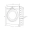 ELECTROLUX เครื่องซักผ้าฝาหน้าพร้อมขาตั้ง รุ่น EWF1024D3WC 10 กก. 1200RPM อินเวอร์เตอร์ สีขาว
