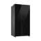 SAMSUNG ตู้เย็น Side by Side SpaceMax Technology 655L Ai กระจกดำ รุ่น RS70F65Q1BST