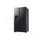 SAMSUNG ตู้เย็น Side by Side Food Beverage Showcase AI 22.4Q 627L รุ่น RS80F65G1FST