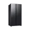 SAMSUNG ตูู้เย็น Side by Side SpaceMax Technology Ai 655L สีดำด้าน รุ่น RS70F65Q2FST