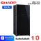SHARP ตู้เย็น2ประตู18.4คิว กระจกสีดำ รุ่นSJ-X510GP2BK