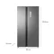 TCL ตู้เย็น SIDE BY SIDE รุ่น RT62MPSBG 22.3 คิว สเตนเลส อินเวอร์เตอร์