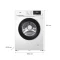 TCL เครื่องซักผ้าฝาหน้า รุ่น P611FLW 11 กก. 1400 RPM อินเวอร์เตอร์