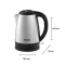 TEFAL กาต้มน้ำร้อนไฟฟ้า (1,800-2,200 วัตต์,1.7 ลิตร) รุ่น KI800D66