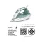 TEFAL เตารีดไอน้ำ 2000 W สีเขียว รุ่น FV2C42T0