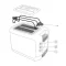 TEFAL เครื่องปิ้งขนมปัง 2 ช่อง กำลังไฟ 850 วัตต์ รุ่น TT3670
