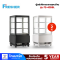 Fresher ตู้แช่เบเกอรีกระจก 4 ด้าน ขนาด 58 L / 2 Q  รุ่น FS-4G58L สีขาว - สีดำ
