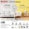 พัดลมตั้งพื้น 14 นิ้ว HANABISHI HFA-143 สีขาว