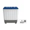 HITACHI เครื่องซักผ้า 2 ถัง 12 กก. รุ่น LTT-12JWT PFB สีฟ้า