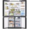 HITACHI ตู้เย็น 4 ประตู  MULTI DOOR 20.1 คิว รุ่น R-WB640VF GBK สีกระจกดำ