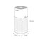 HITACHI เครื่องฟอกอากาศ 48 ตรม. รุ่น EP-TZ50WO