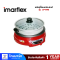 IMARFLEX หม้อสุกี้อเนกประสงค์  รุ่น LP-846 สีแดง