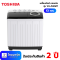 TOSHIBA เครื่องซักผ้า 2 ถัง 13Kg สีขาว รุ่น VH-J140MT