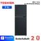 TOSHIBA ตู้เย็น 2 ประตู 11Q INVERTER สี เทาดำ รุ่น GR-RT412WE-PMT(52)